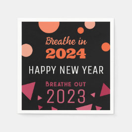 Färg under året andas in 2024 2023 Nya året Pappersservett