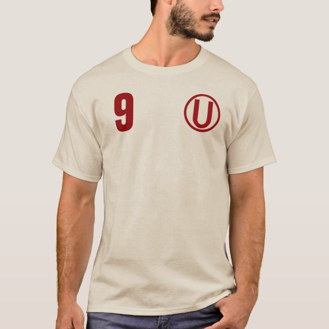 Färg v2 peru för Universitario skjortakräm T Shirt (Framsida)