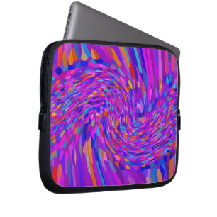 Färg våg laptop fodral
