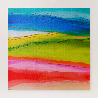 Färg våg nr 1 pussel