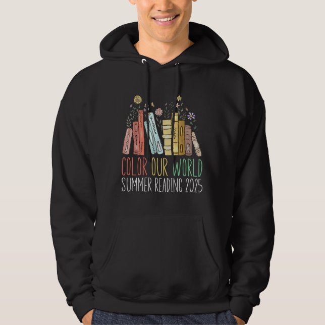 Färg - vår sommarläsning 2025 hoodie (Framsida)
