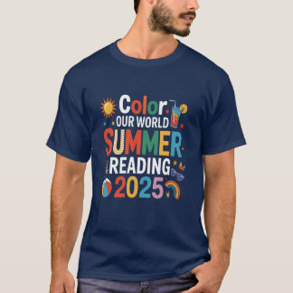 Färg: Vår världsomspännande sommar 2025: Ljudande  T Shirt