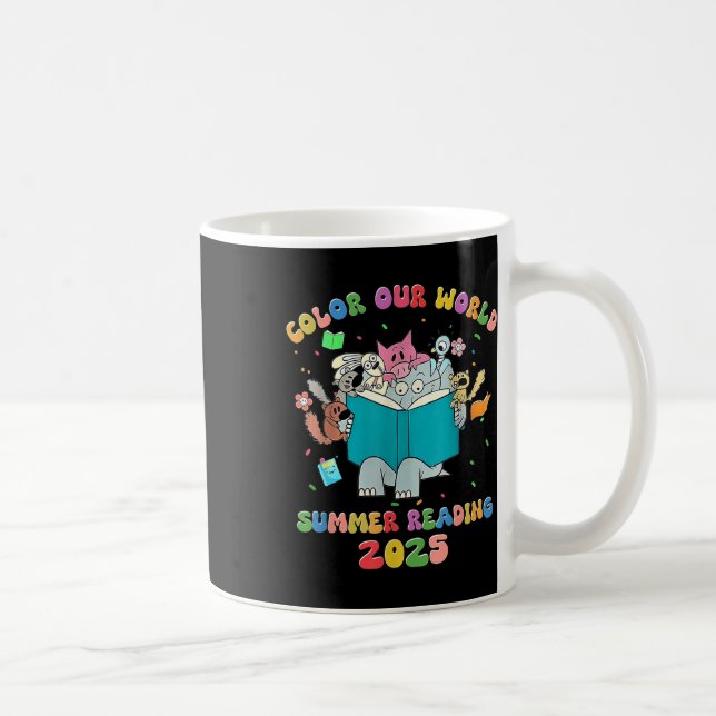 Färg - vår världsomspännande sommarläsning 2025 fö kaffemugg (Höger)
