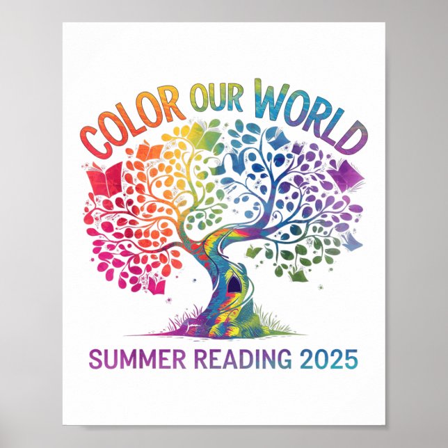 Färg Vårt program för sommarbehandling 2025 Bok T Poster (Framsidan)