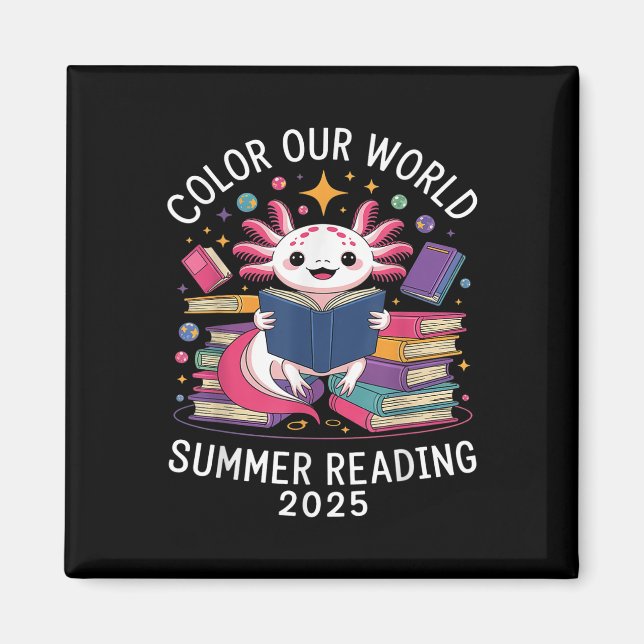 Färg vårt program för sommarbehandling 2025 Cute A Magnet (Framsidan)