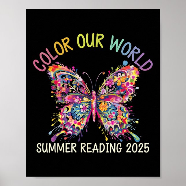 Färg vårt program för sommarbehandling 2025 poster (Framsidan)