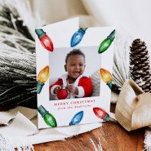 Färg vattenfärg jul Ljus 3 Foto