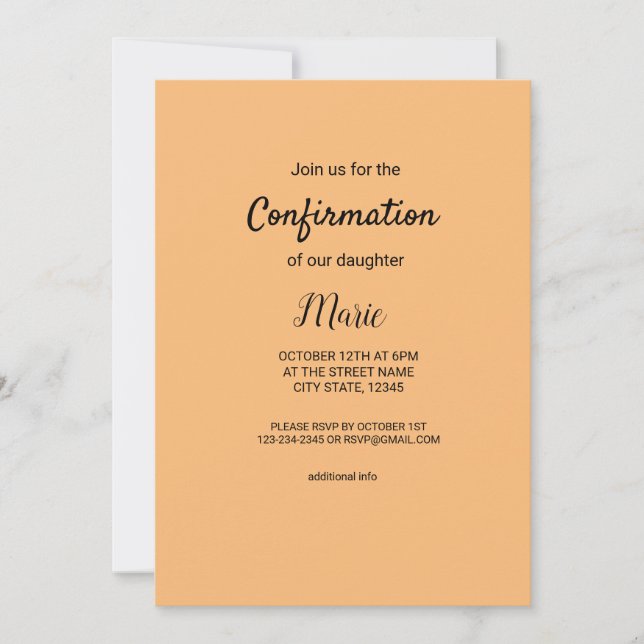 Färg vattenfärg lägga till din namntext redigerbar inbjudningar (Framsida)