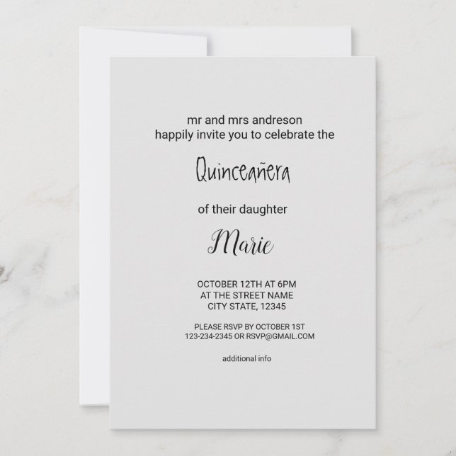 Färg vattenfärg lägga till din namntext redigerbar inbjudningar (Framsida)