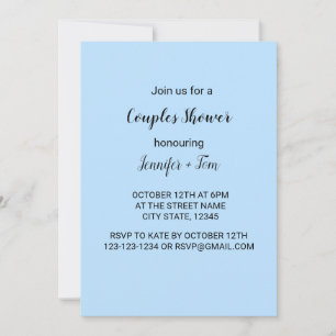 Färg vattenfärg lägga till din namntext redigerbar inbjudningar