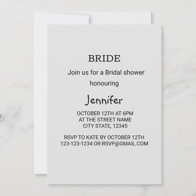 Färg vattenfärg lägga till din namntext redigerbar inbjudningar (Framsida)