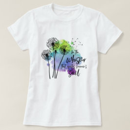 Färg vattenfärgsinspiration t shirt