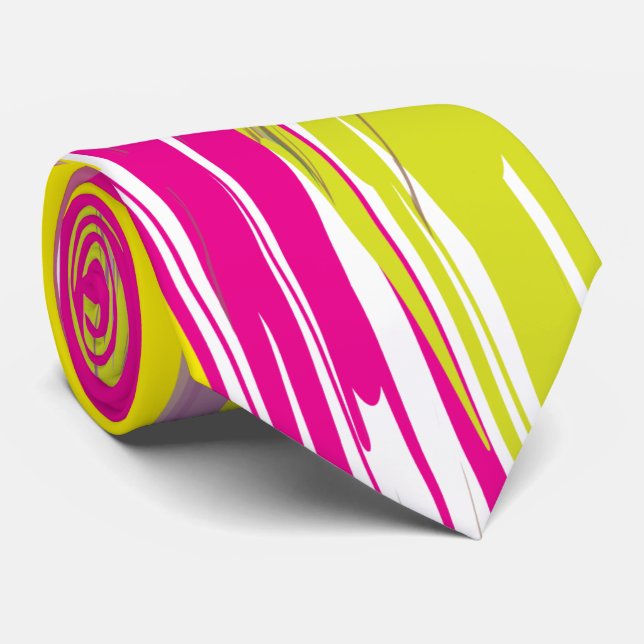 Färg vattenfärgsrunge Struktur Mönster Slips (Rullad)