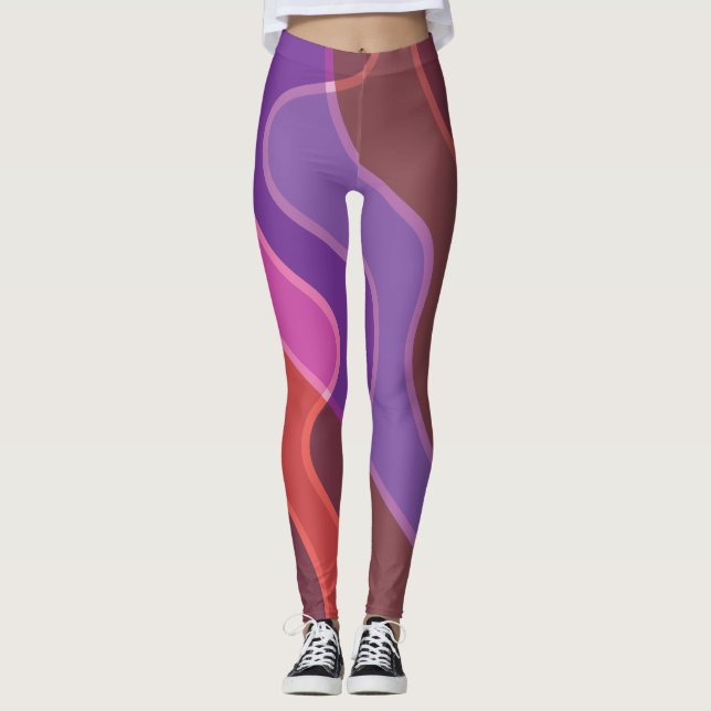 Färg Vinkarare Leggings (Framsida)