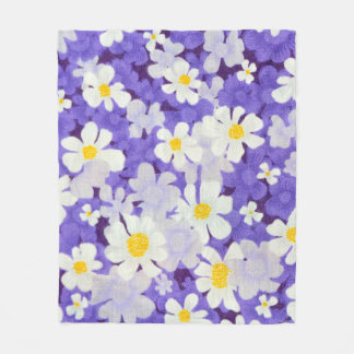 Färg Vintage: Sömlös blomma Mönster Fleecefilt