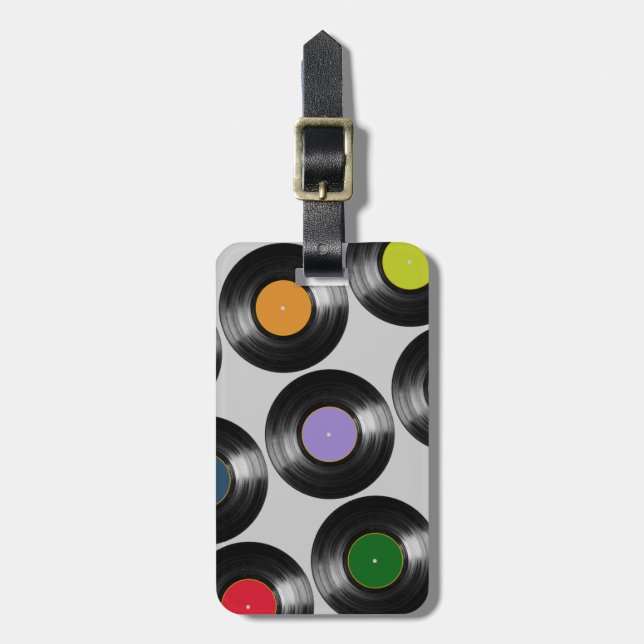 färg vinylregister mönster bagagebricka (Vertikal Framsida)