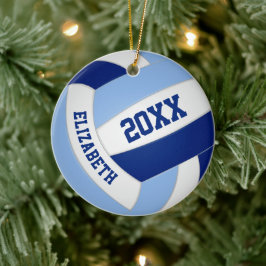 färg volleyball julgransprydnad keramik