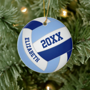 färg volleyball julgransprydnad keramik