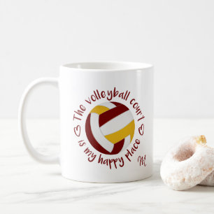 färg volleyball lycklig ställe kaffemugg