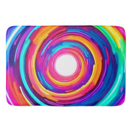 Färg Vortex: Dynamisk design Badrumsmatta