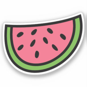 Färg Watermelon Clipart Anpassningsbar-cut Vinyl S Klistermärken