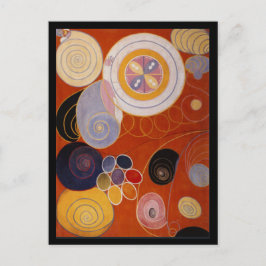 Färg Wheel,Bra Abstrakt Art Vykort