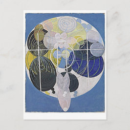 Färg Wheel,Bra Abstrakt Art Vykort
