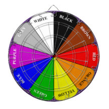 Färg Wheel Dart Board