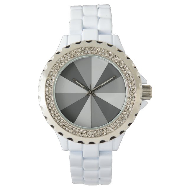 Färg Wheel Grått Armbandsur (Framsida)