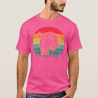 Färg Wheel Palette Teckning Artist Sketching Kids T Shirt