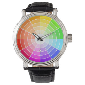 Färg Wheel Rainbow Armbandsur