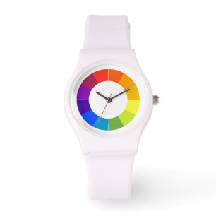 Färg Wheel Watch (flerfärgad) Armbandsur