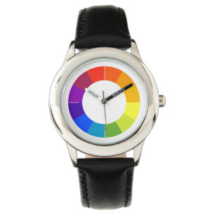 Färg Wheel Watch (multifärgad) Armbandsur