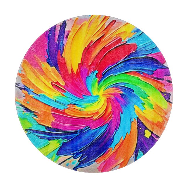 Färg Whirl: Abstrakt Art (Framsidan)