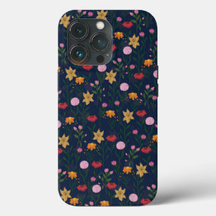 Färg Wildblomma Vattenfärgsblå design