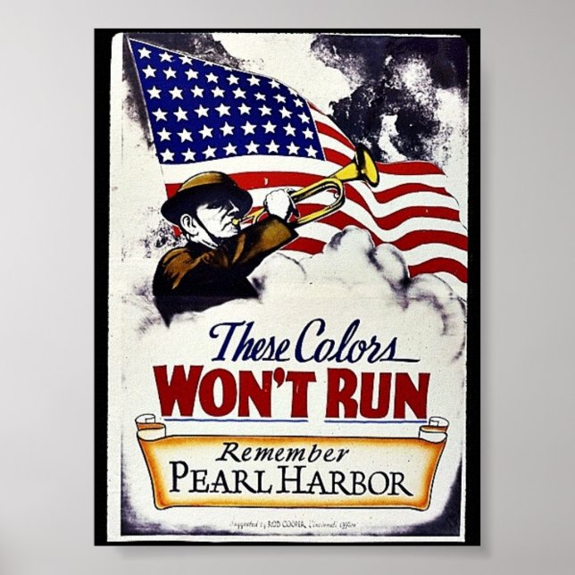 Färg, Won t Springa, Pearl Harbour Poster (Framsidan)