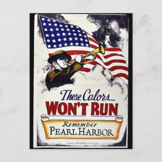 Färg, Won t Springa, Pearl Harbour Vykort