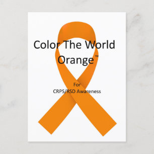 Färg World Orange™ vykort