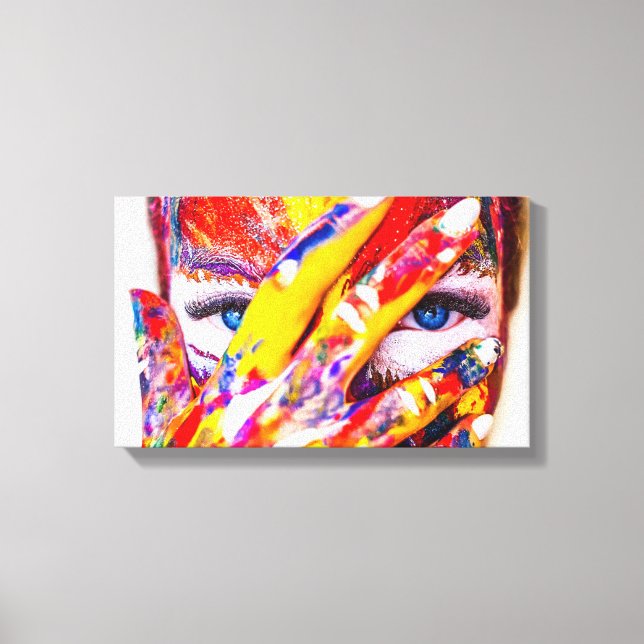 Färg | Zazzle_Growshop Canvastryck (Framsida)