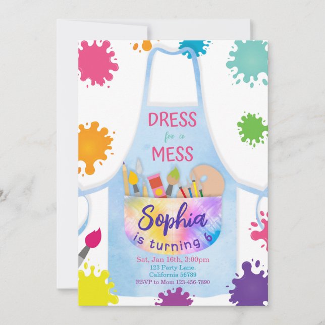 Färga bilder för inbjudan till måltavla för födels (Framsida)