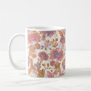 Färga blommor på en ljusbakgrund. Äkta sjöman Kaffemugg