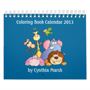 Färga boken Calendar 2013 Kalender