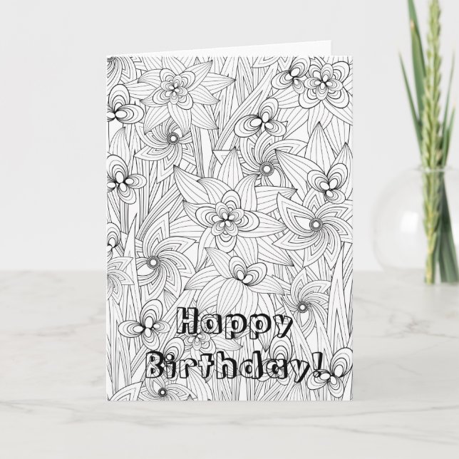 Färga bokstil kort (Framsida)