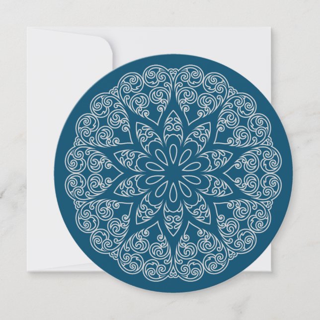 Färga din egen MANDALA - DIY-färgbok 1a (Framsida)