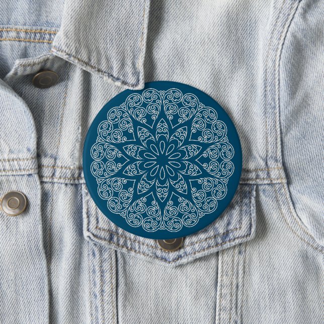 Färga din egen MANDALA - DIY-färgbok 1a Knapp (In Situ)