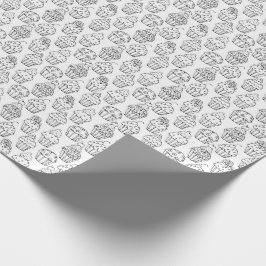 Färga din egna utsmyckade muffins presentpapper