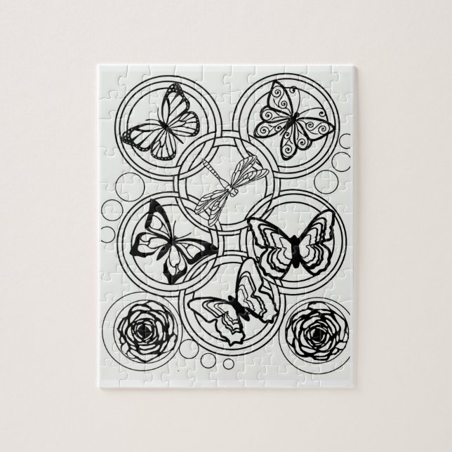 Färga din egna vuxna färgläggning tonåring pussel (Vertikal)