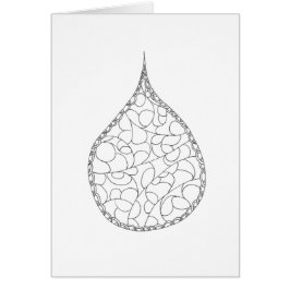 Färga ditt egna kort - cirkla liten droppe