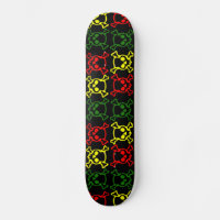Färga Döskallar Skateboard