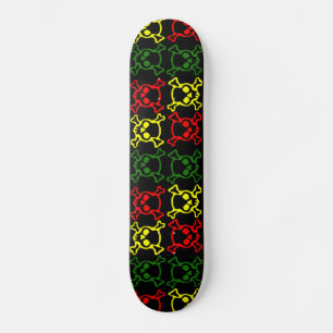 Färga Döskallar Skateboard